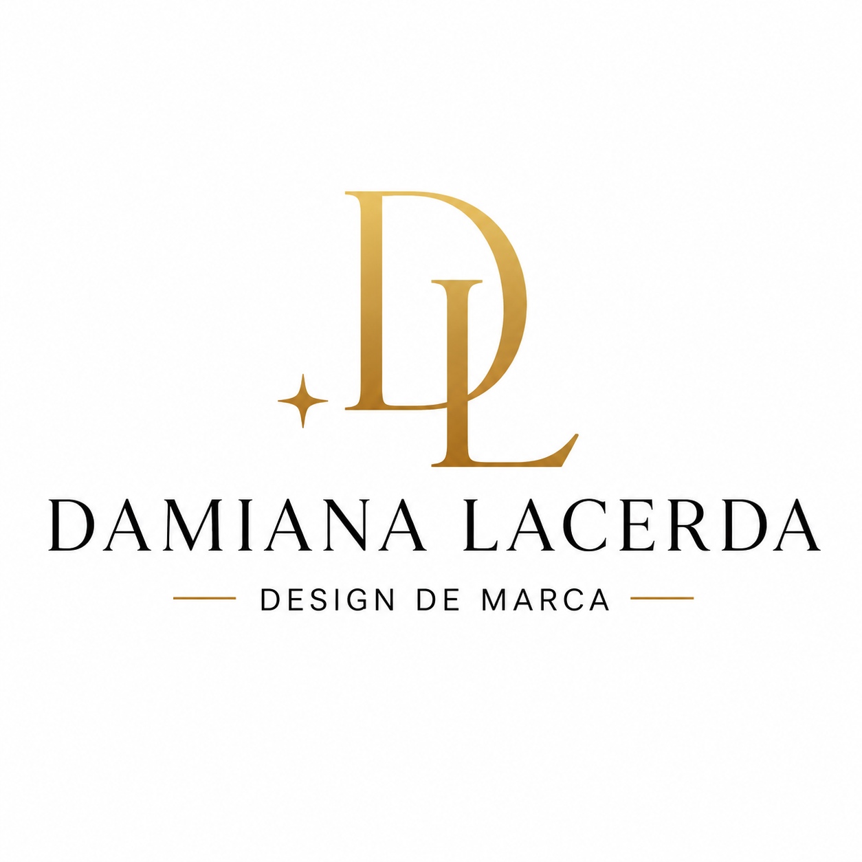 Logotipo Damiana Lacerda — Assinatura Completa